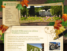 Tablet Screenshot of hotel-schobsetal.de